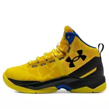 Кроссовки curry 2 retro 'double bang' Under Armour, золотой