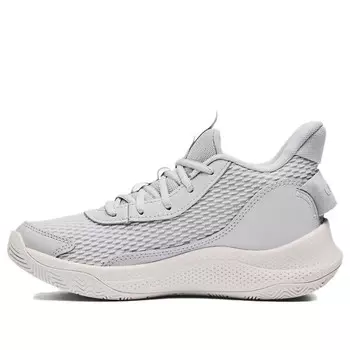 Кроссовки curry 3z7 basketball shoes 'grey white' Under Armour, серый