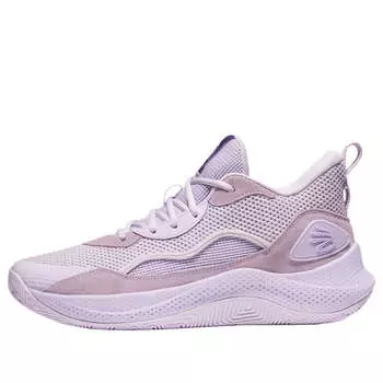 Кроссовки curry 3z 24 suede 'salt purple' Under Armour, фиолетовый