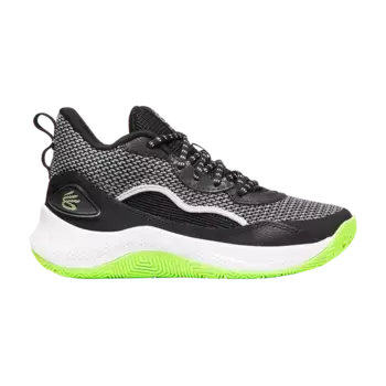 Кроссовки Curry 3Zer0 24 GS, цвет Black White Lime