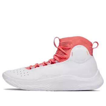 Кроссовки curry 4 flotro 'white red' Under Armour, белый
