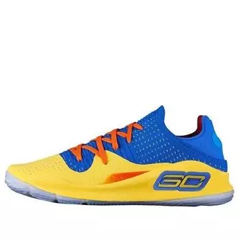 Кроссовки curry 4 low 'nba jam' Under Armour, синий