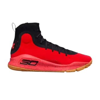 Кроссовки Curry 4 Under Armour, красный
