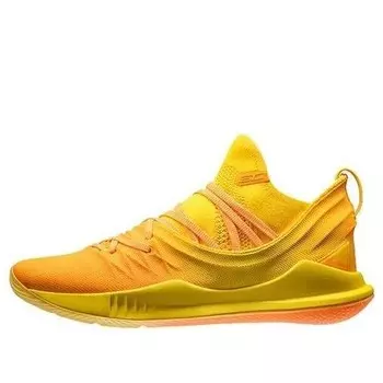 Кроссовки curry 5 5 china yellow Under Armour, желтый