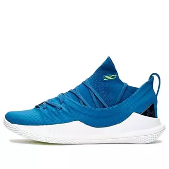 Кроссовки curry 5 'blue' Under Armour, синий