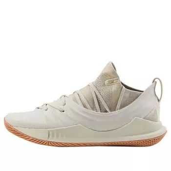 Кроссовки curry 5 'ivory gum' Under Armour, серый