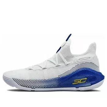 Кроссовки curry 6 'dub nation' Under Armour, белый