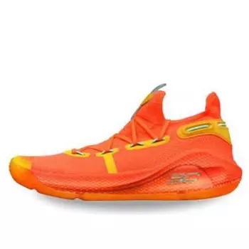 Кроссовки curry 6 'rep the bay' Under Armour, оранжевый
