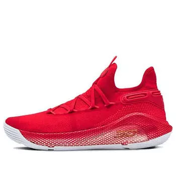 Кроссовки curry 6 team 'red' Under Armour, красный