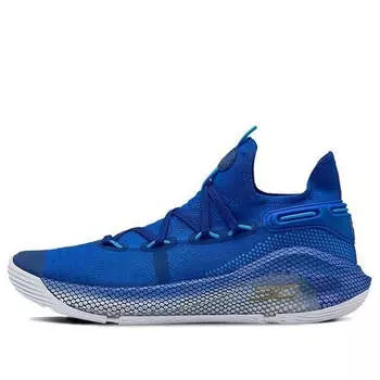 Кроссовки curry 6 team 'royal blue' Under Armour, синий