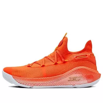 Кроссовки curry 6 team 'team orange' Under Armour, оранжевый