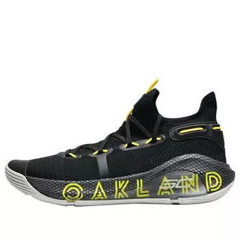 Кроссовки curry 6 'thank you' Under Armour, черный