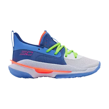 Кроссовки Curry 7 Big Kids Under Armour, синий