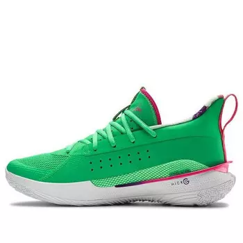 Кроссовки curry 7 'vapor green' Under Armour, зеленый
