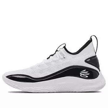 Кроссовки curry 8 nm 'white black' Under Armour, белый