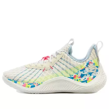 Кроссовки curry brand curry flow 10 'splash party' Under Armour, белый