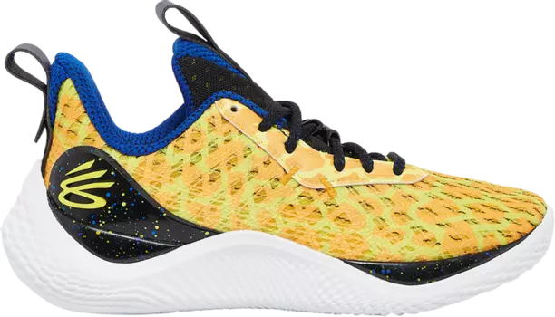 Кроссовки Curry Flow 10 GS Double Bang, желтый