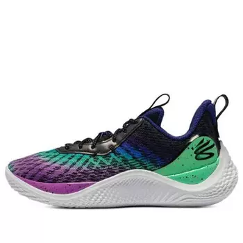 Кроссовки curry flow 10 'northern lights' Under Armour, черный