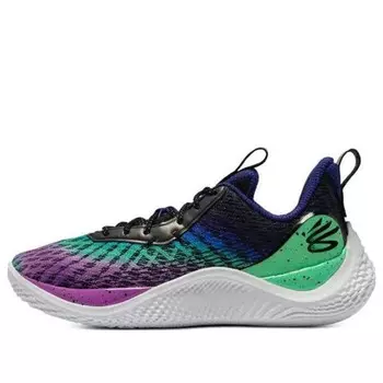 Кроссовки curry flow 10 'northern lights' Under Armour, черный