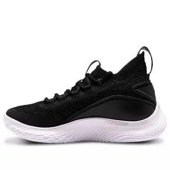 Кроссовки curry flow 8 'black white' Under Armour, черный