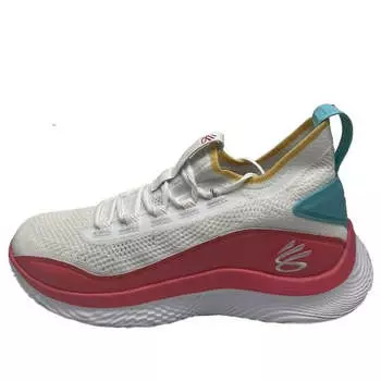 Кроссовки curry flow 8 'eat.learn.play' Under Armour, белый