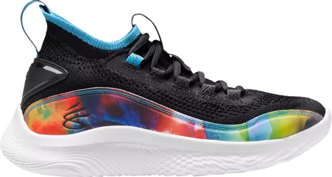 Кроссовки Curry Flow 8 GS Feel Good Flow, черный