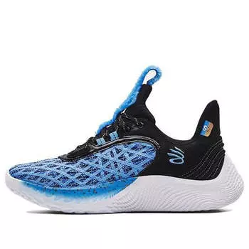 Кроссовки curry flow 9 'sesame street cookie monster' Under Armour, синий
