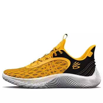 Кроссовки curry flow 9 team 'steeltown gold' Under Armour, золотой