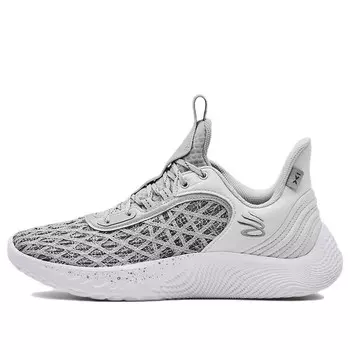 Кроссовки curry flow 9 team 'white mod grey' Under Armour, серый