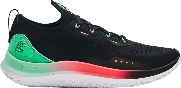 Кроссовки Curry Flow Go Black Antifreeze, черный