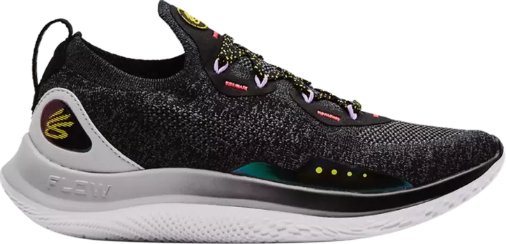 Кроссовки Curry Flow Go Black Halo Grey, черный