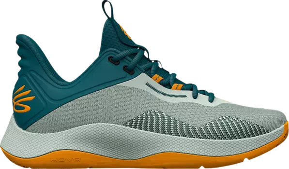 Кроссовки Curry HOVR Splash Illusion Green Tourmaline Teal, зеленый