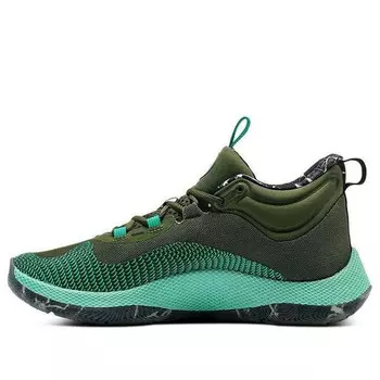 Кроссовки curry hovr splash 'stone jade' Under Armour, зеленый