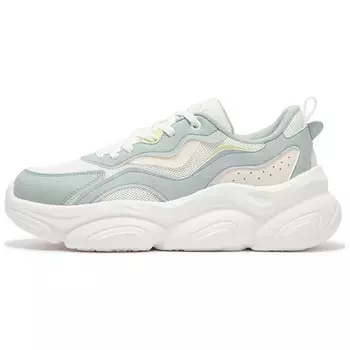 Кроссовки Cute Paw Series Lifestyle женские с низким верхом Feather White/light Smoky Green 361°