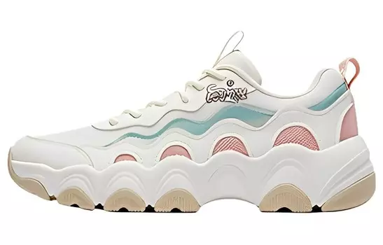 Кроссовки Cute Pet 1.0 Lifestyle женские с низким верхом белый/розовый Qiaodan