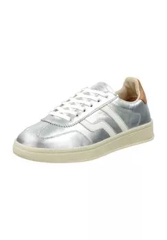 Кроссовки Cuzima, кожаные, стиль ретро, женские GANT, цвет Silver