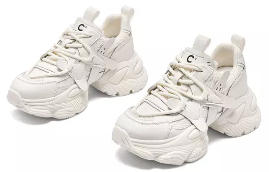 Кроссовки CВ°BANNER Chunky Sneakers Women's Low-Top White