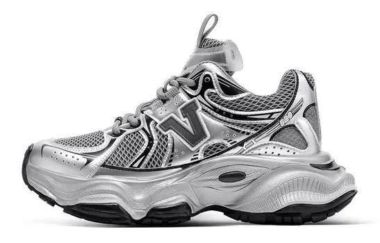 Кроссовки CВ°BANNER Chunky Sneakers Women's Low-Top Silver