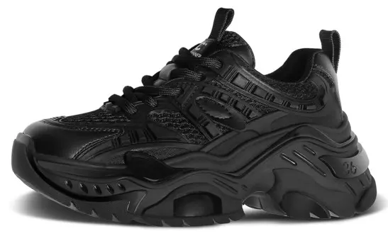 Кроссовки CВ°BANNER Chunky Sneakers Women's Low-Top Black, черный