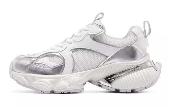 Кроссовки CВ°BANNER Chunky Sneakers Women's Low-Top Silver