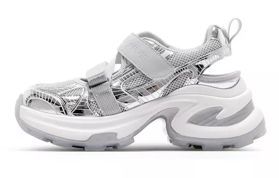 Кроссовки CВ°BANNER Chunky Sneakers Women's Low-Top Silver