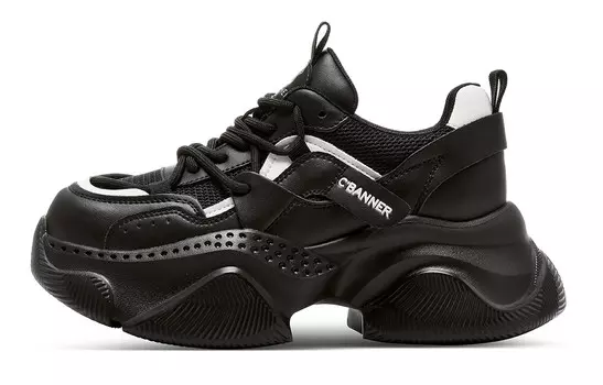Кроссовки CВ°BANNER Chunky Sneakers Women's Low-Top Black