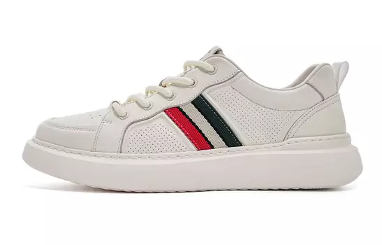 Кроссовки CВ°BANNER Skateboard Shoes Men Low-Top White