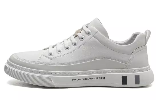 Кроссовки CВ°BANNER Skateboard Shoes Men Low-Top White, белый