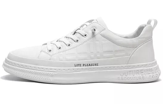 Кроссовки CВ°BANNER Skateboard Shoes Men Low-Top White