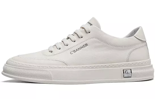Кроссовки CВ°BANNER Skateboard Shoes Men Low-Top White