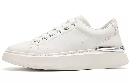 Кроссовки CВ°BANNER Skateboard Shoes Men Low-Top White