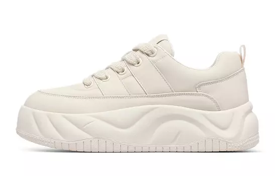 Кроссовки CВ°BANNER Skateboard Shoes Women's Low-Top Beige, бежевый