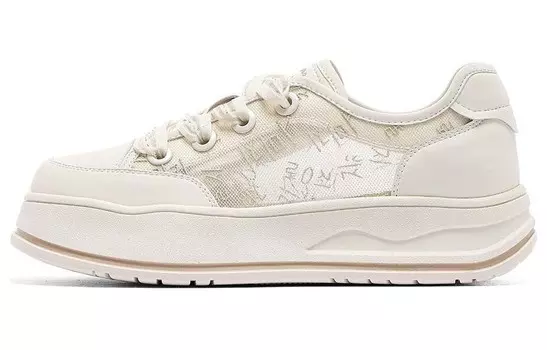 Кроссовки CВ°BANNER Skateboard Shoes Women's Low-Top Beige, бежевый