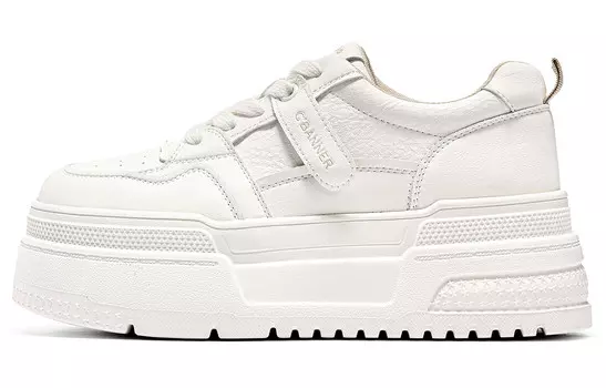 Кроссовки CВ°BANNER Skateboard Shoes Women's Low-Top Beige Apricot, бежевый